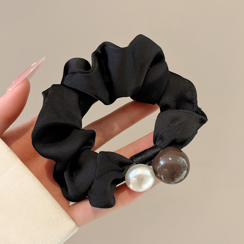 Temperamento floral intestino grueso anillo para el cabello bola femenina cabeza cuerda dulce cola de caballo cuerda para el cabello banda de goma de alta calidad accesorios para el cabello al por mayor