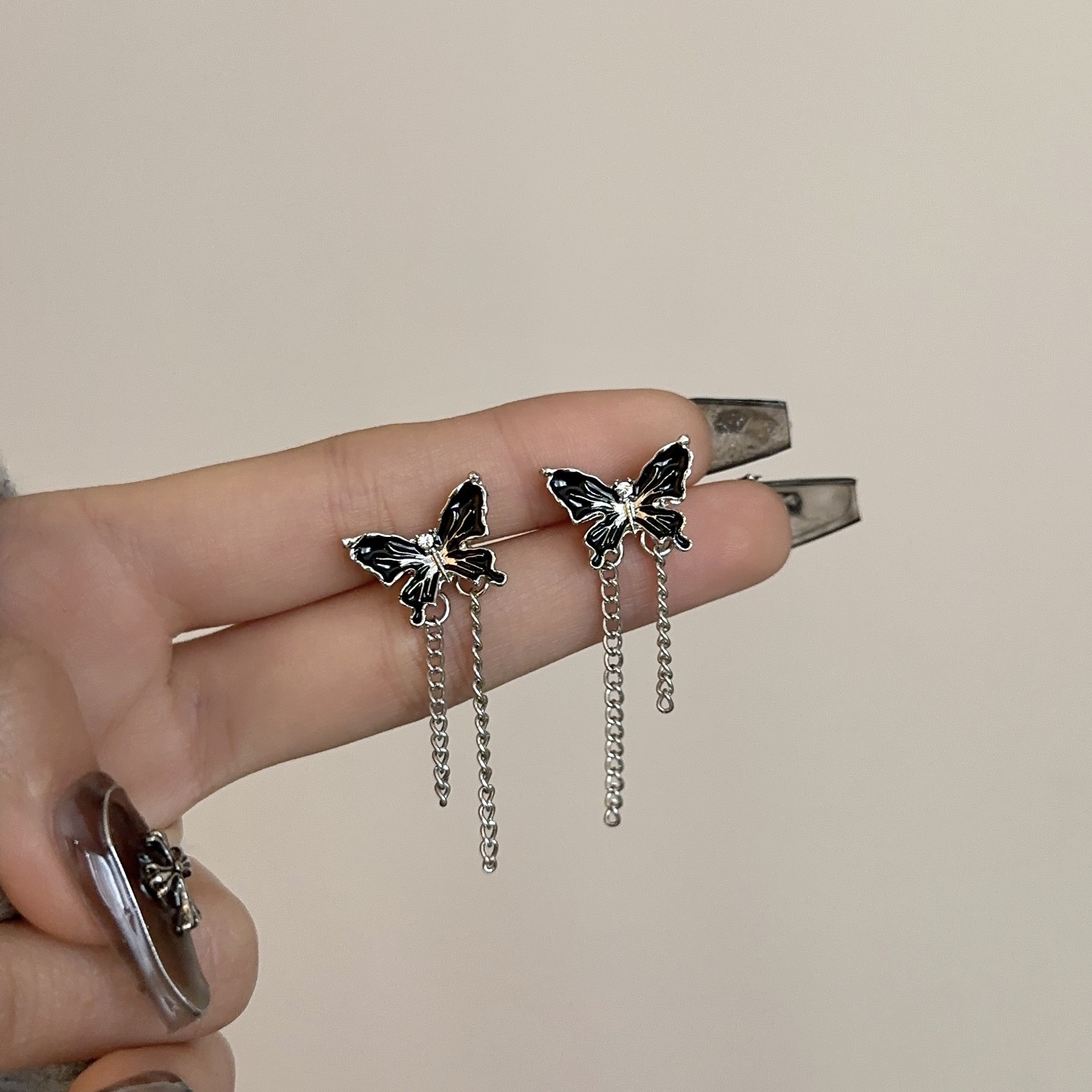 1 Pair Quantity Daily Occasion 1 Pair Simple Style Butterfly Alloy Drop Earrings