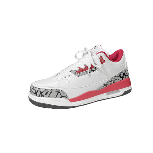  Autumn and Winter New Air Cushion Sports Shoes for Men and Women Students Basketball Shoes Niche Casual White Shoes Couples Running Shoes