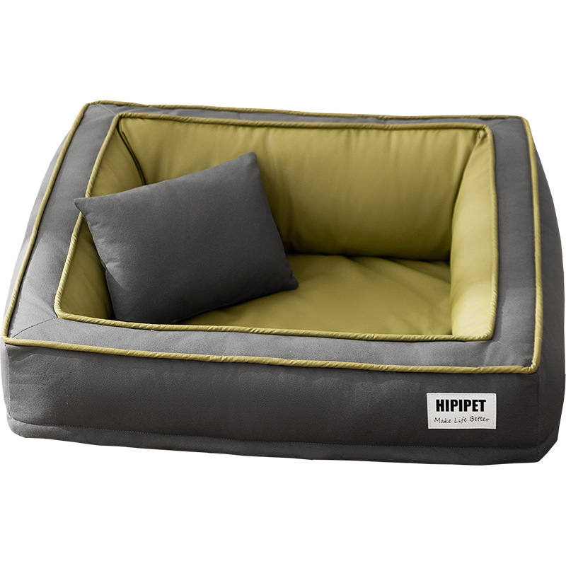 Otoño y invierno nuevo tipo desmontable perro grande gato gato mascota nido almohada protector de cuello perro de cabello dorado sofá impermeable
