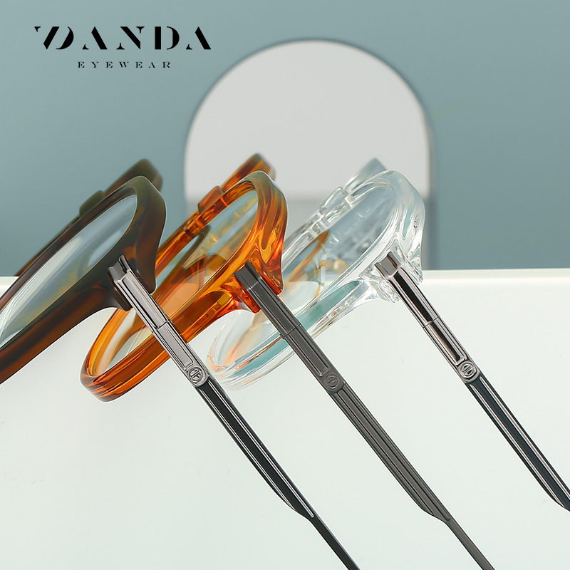 2021 nuevo anti-azul claro gafas lisas TR90 ultra-ligero artístico retro miopía gafas marco 806 estilo coreano gafas lisas