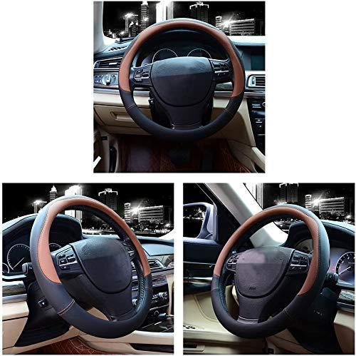Car steering wheel cover made of ultra-fine microfiber leather, universal handle cover, cross-border version