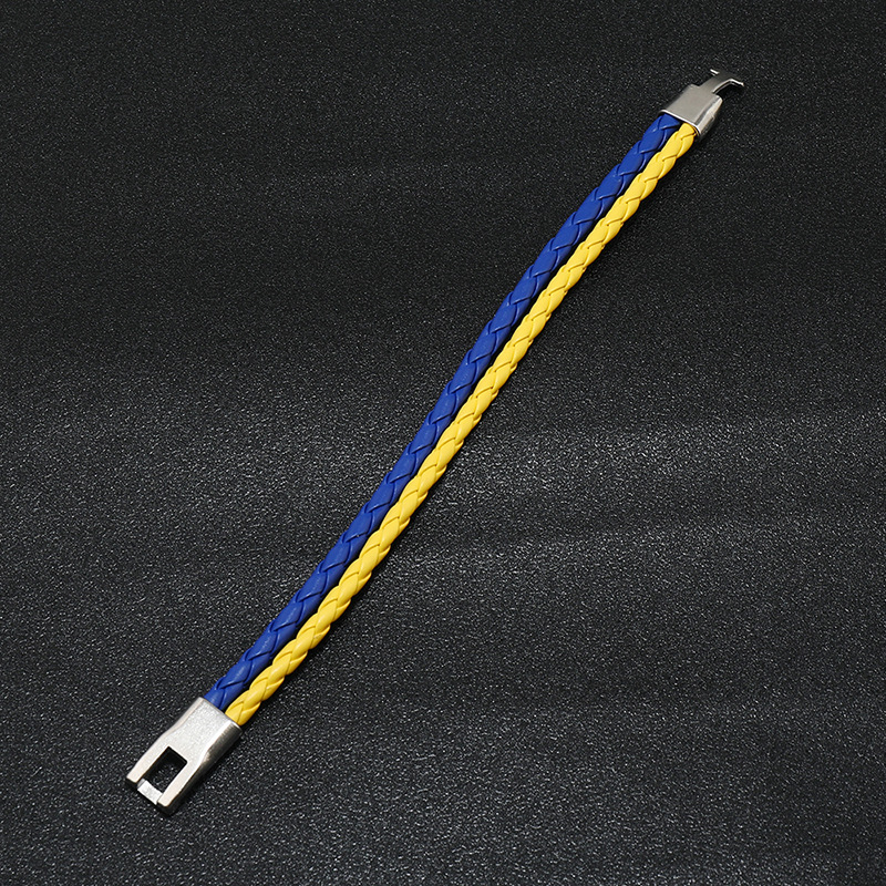 1 Piece Fashion Geometric Pu Leather Alloy Unisex Bracelets