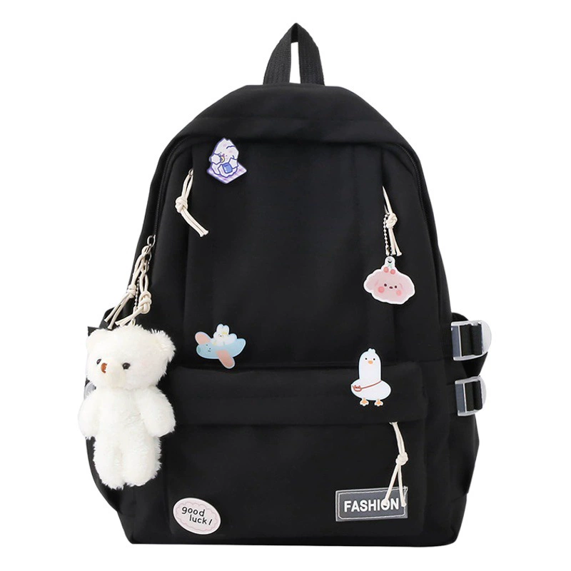 Легкий рюкзак большой вместимости для учащихся средней школы, повседневный рюкзак для учащихся начальной и средней школы, стильный городской школьный рюкзак для женщин.