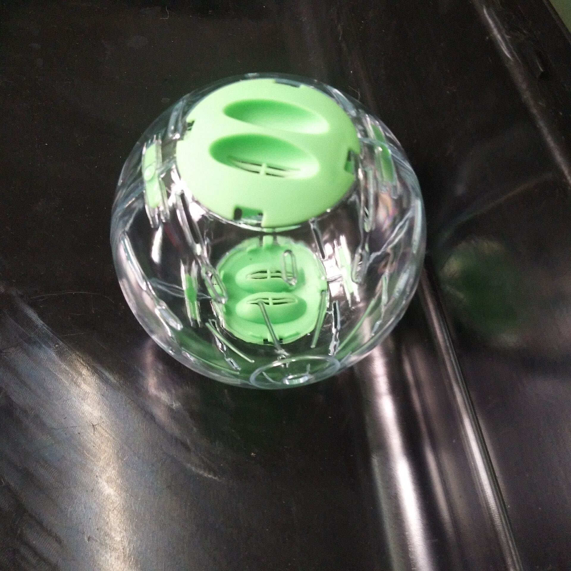 Pet Boer hamster deportivo ejecutar bola simple diseño de bloqueo juguete pet hamster rueda ventilada pet rodillo
