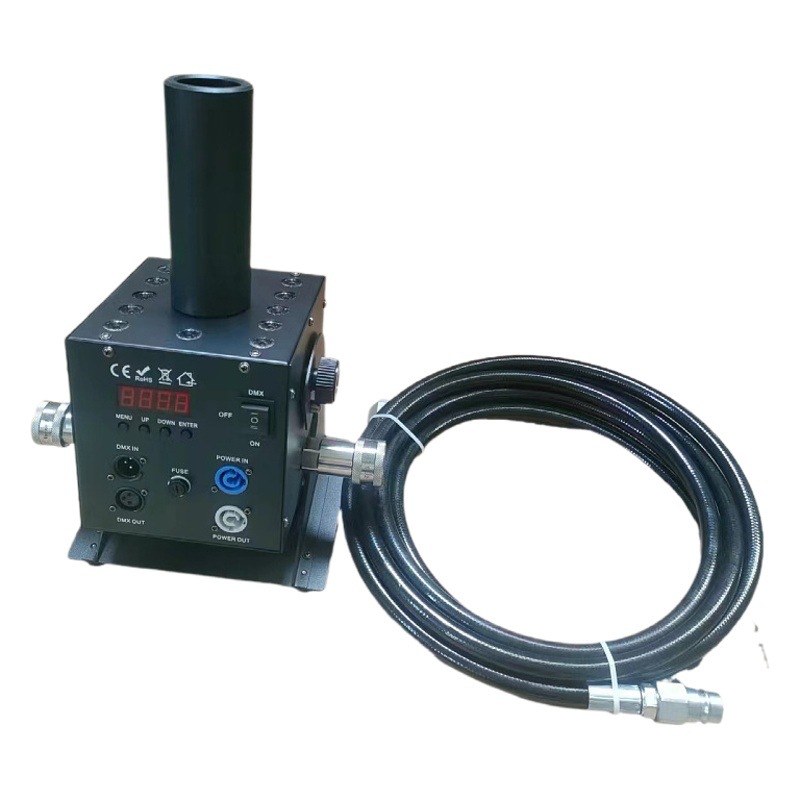 Máquina de Columna de Aire LED con Dióxido de Carbono, Máquina de Pulverización, Ambiente de Bar y Discoteca, Máquina de Humo de CO2 con Hielo Seco, Espectáculo de Luces Coloridas