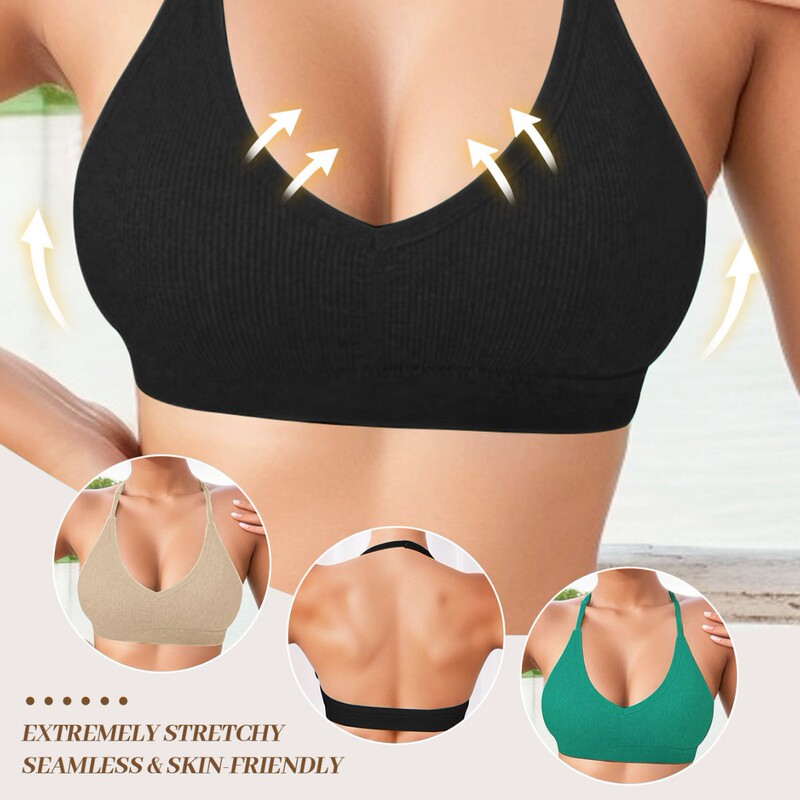 Cross-Border Export Women's Bra Without Rims Adjustable Low-Cut Sexy Seamless Push-Up Export Triangle Cup Intimates for Women Cross-Border Export Women's Bra Without Rims Adjustable Low-Cut Sexy Seamless Push-Up Export Triangle Cup Intimates for Women