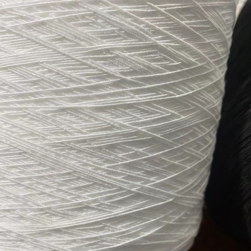 Colorful 420D spandex core-spun yarn, black and white core-spun elastic thread, clothing sewing thread, spandex elastic thread for knitting socks