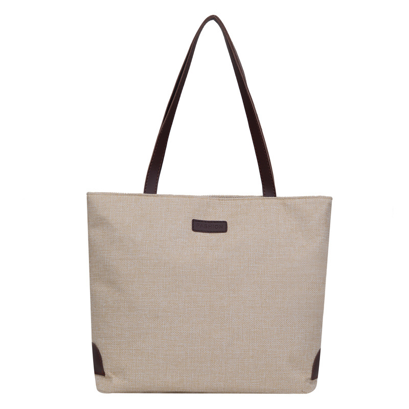 Nuevo bolso de moda de mujer, bolso de algodón y lino, bolso de hombro retro de gran capacidad, bolso de mano casual universal