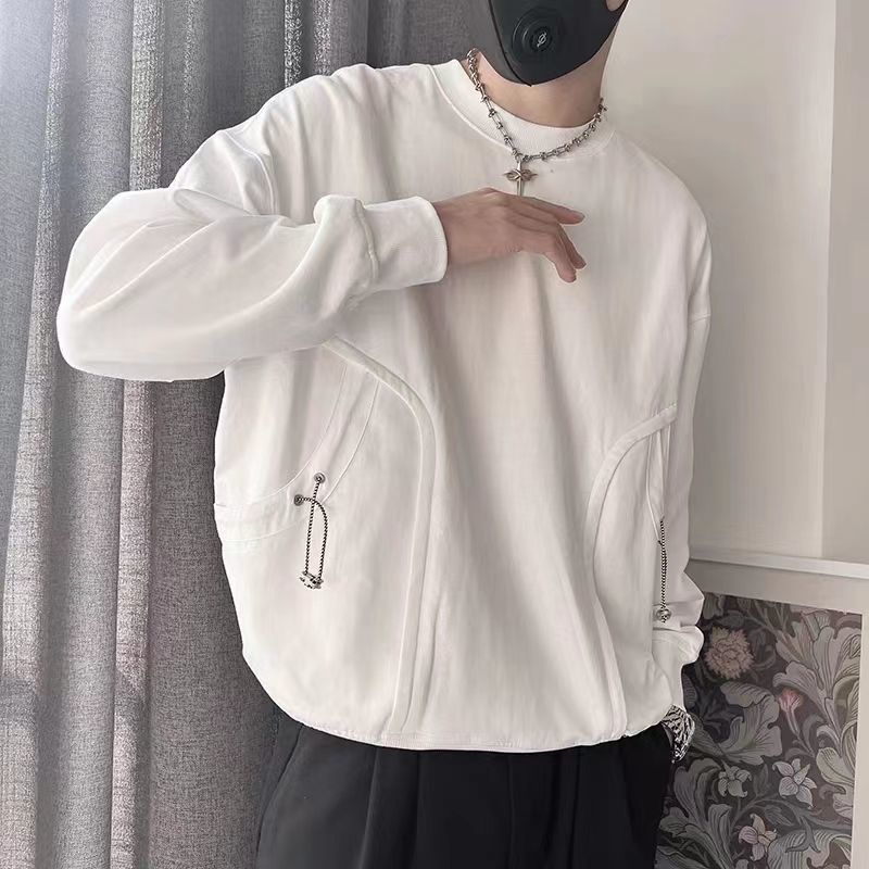 같은 수출 대외 무역 카운터 좋은 상품 남성 의류 조수 브랜드 새로운 긴 소매 티셔츠 느낌 RUFFIAN 잘 생긴 남자의 가을 의류