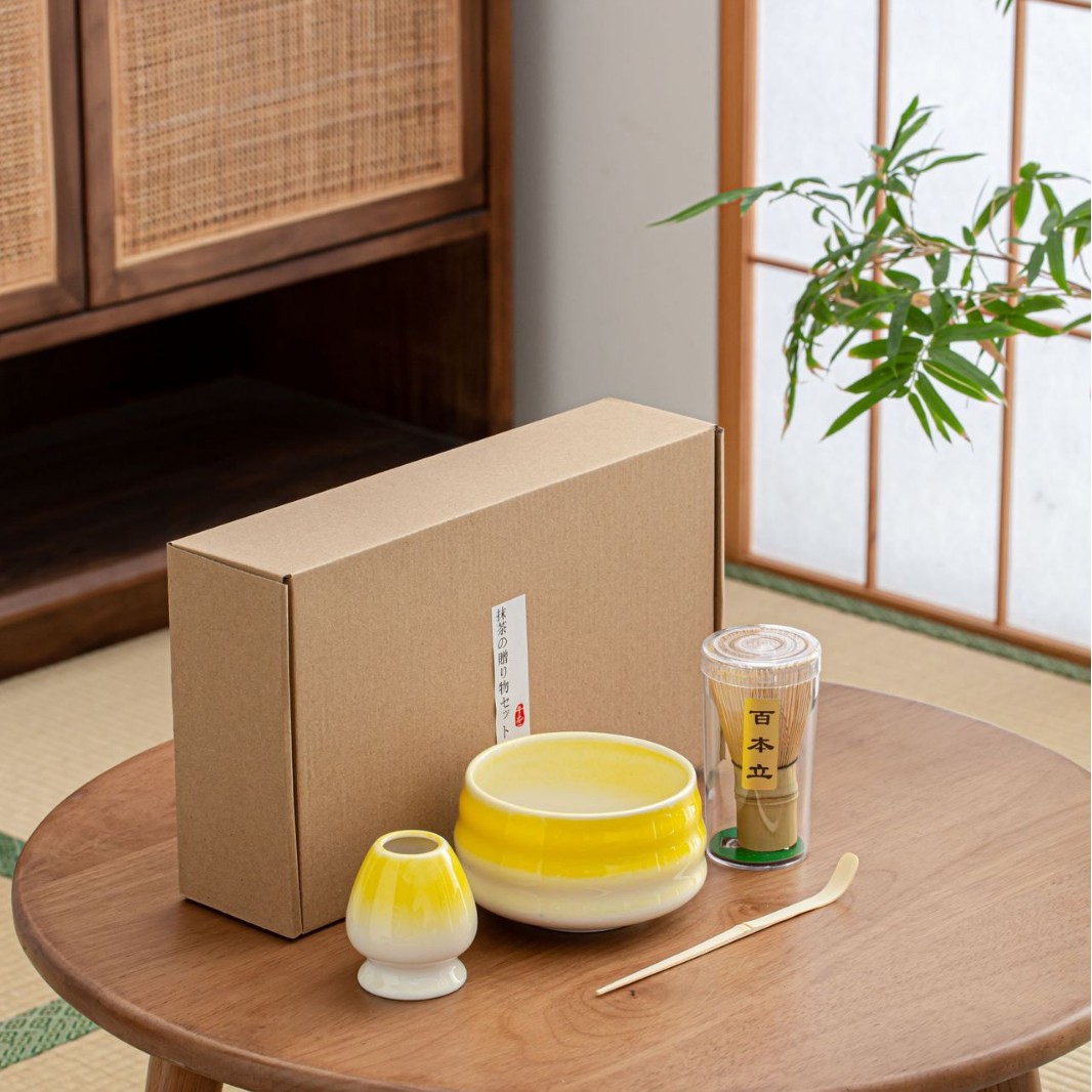 Caixa de regalo de estilo japonés de la dinastía Song, set de herramientas para ordenar té Matcha Matcha