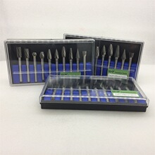 20H+P钨钢磨头套装6柄异形10件混装硬质合金旋转锉除锈去焊缝磨头