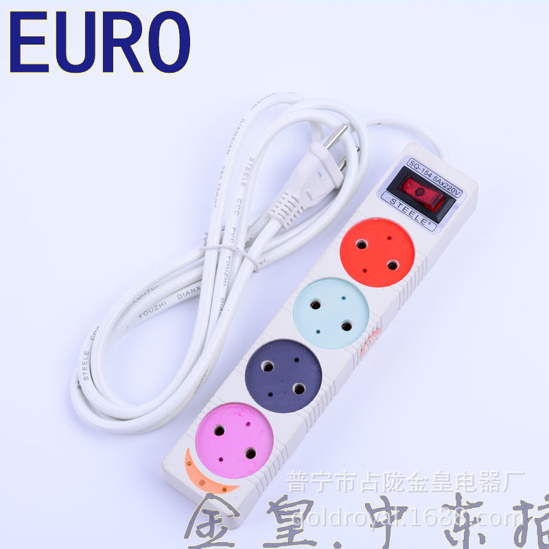 Enchufe EURO POWER SUPER EXTENSION SOCKET de estilo europeo