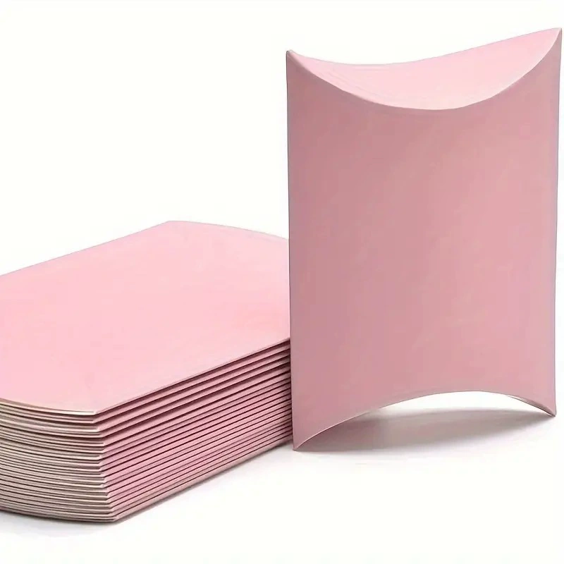 Крафт-бумага подушка конфеты коробка трансграничная модель с пенькой крафт-карта белая черная карточка упаковочная коробка для свадебной вечеринки день рождения