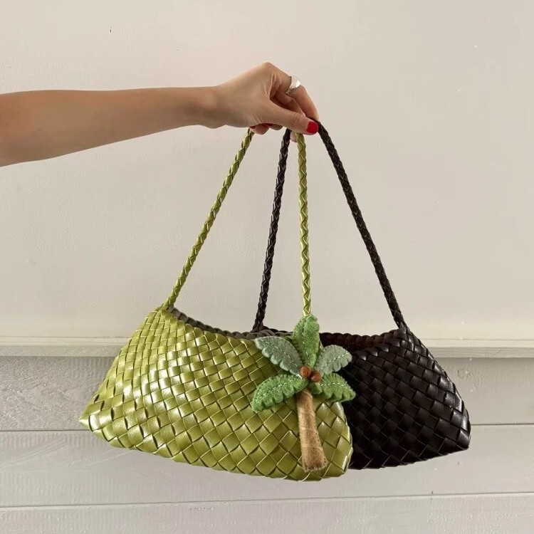 Korean Embossed Faux Woven Underarm Bag for Women 2026 New Model High-End Versatile Retro Handbag Shoulder Bag Set Korean Embossed Faux Woven Underarm Bag for Women 2026 New Model High-End Versatile Retro Handbag Shoulder Bag Set