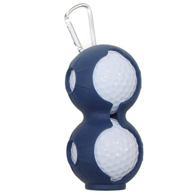 Clip de pelota de golf cubierta de pelota de silicona clip de pelota doble gancho de escalada cubierta protectora accesorios de golf