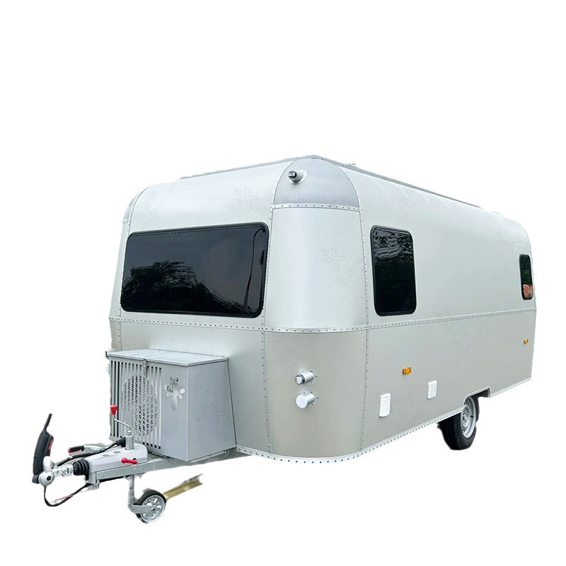 Caravan de campamento de doble color, barracas de turismo cultural, hamburguesas de sushi, caravan de comida, complejo rural, caravan de helado