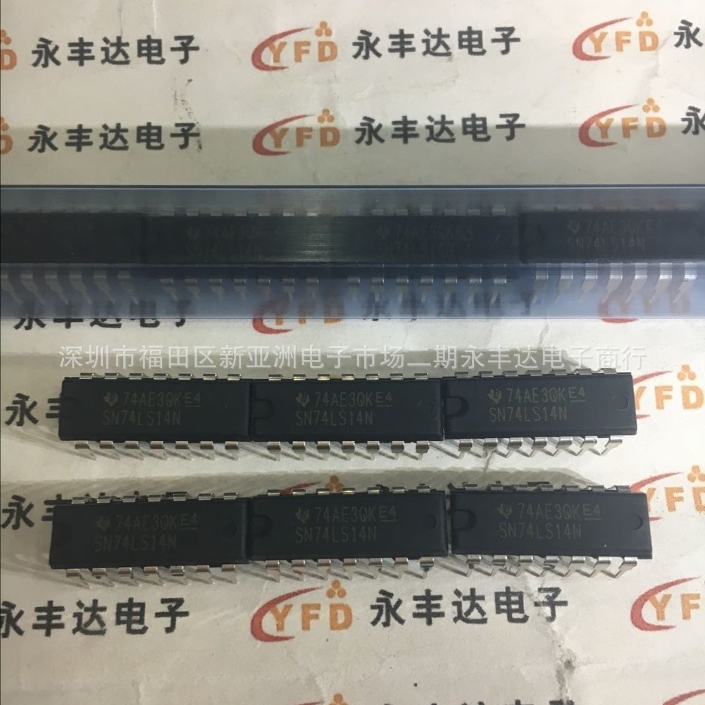 直插 SN74LS14N 六路反相器 DIP14封装74LS 系列缓冲器