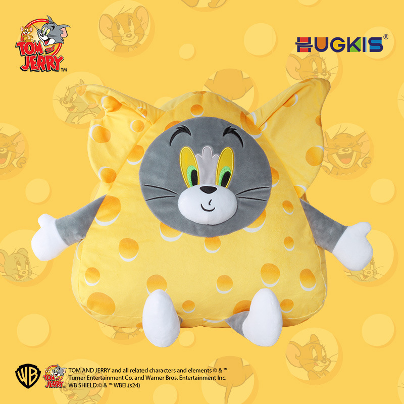 38cm トム猫 チーズ抱き枕 / 本物の認定