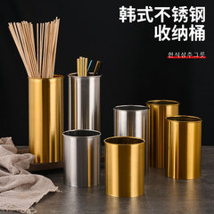不锈钢签桶收纳盒烧烤签筒回收竹签筒筷子桶商用火锅串串竹签子桶