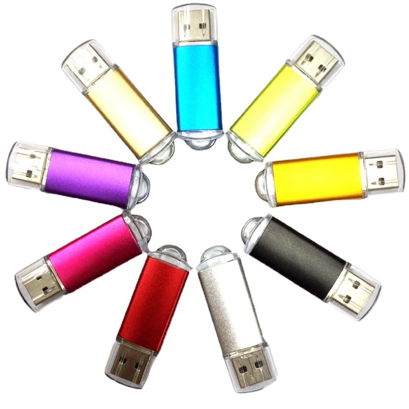 Сверлящий USB-накопитель поворотный металл, многообъемный от 128 МБ до 64 ГБ, USB-хранилище для телефона и ПК