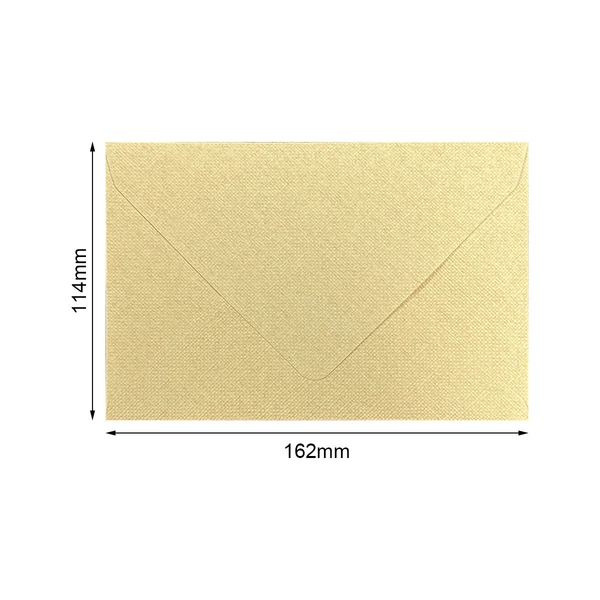 1 linen yellow envelope (long lid type)