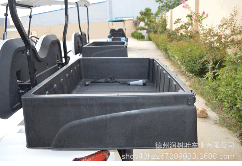 Golf Cart, Electric Sightseeing Car, Four-Wheel Tourist Attraction Hotel Property Reception Car, School Airport Shuttle Bus