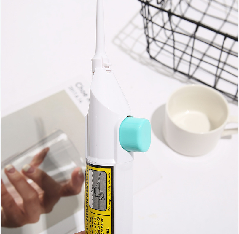 TV manual de lavado de dientes blanco Dispositivo de lavado de dientes transfronterizo irrigador oral hogar portátil limpiador de mano