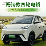 新能源成人四轮电动车老头乐代步车 上班接娃四轮电瓶车油电两用