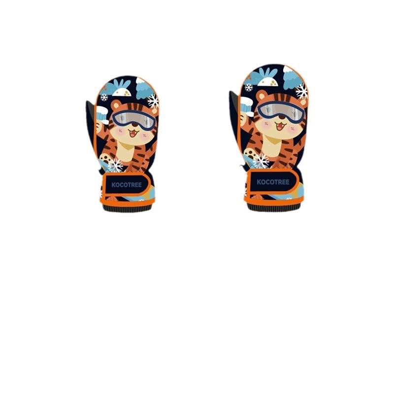 Guantes de esquí infantiles impermeables y térmicos image 6