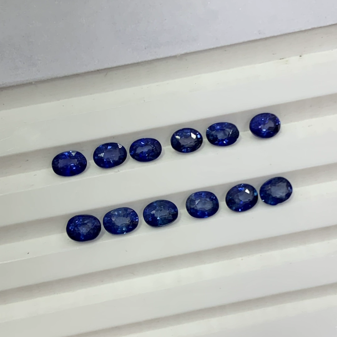 Оптовая продажа с фабрики сапфир голый камень овальная резка ювелирные изделия