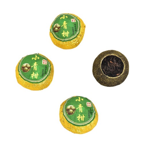 New Beiyi Xinhui Small Green Tangerine Peel Pu-erh Tea, Imperial Pu-erh Tangerine Pu-erh Orange Tea, 250g per can