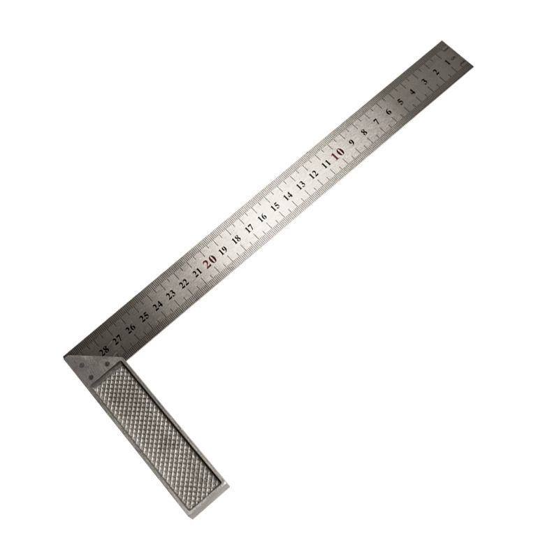 Horizontal activity Rugs Stainless Steel Mobile Combination angle Ruki Civil Measurement Tool 300mm adjustable straight ruler