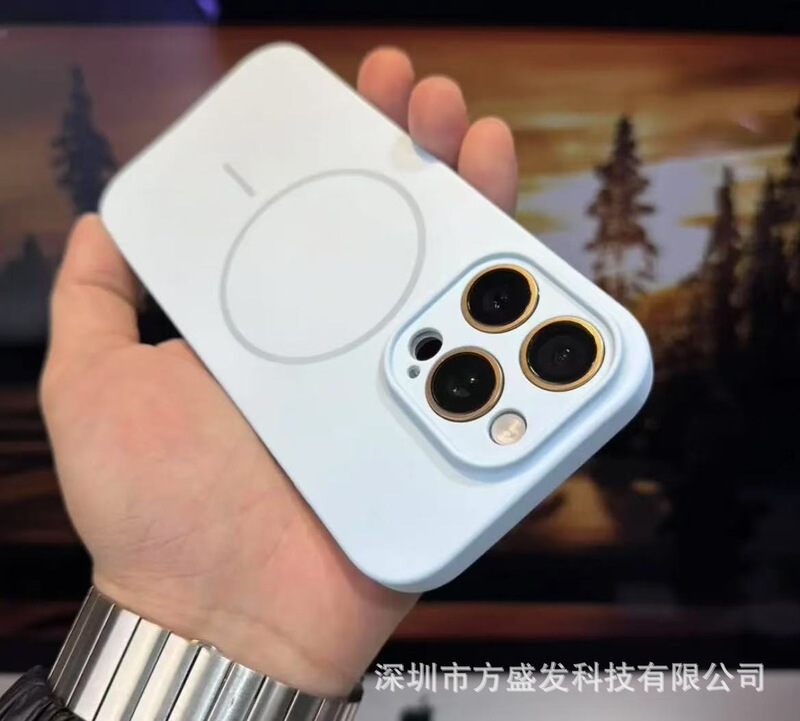 iPhone17用ケース、液体超薄型磁気吸着細いリング付き、AIカメラボタン搭載、Apple 16保護ケース15|undefined