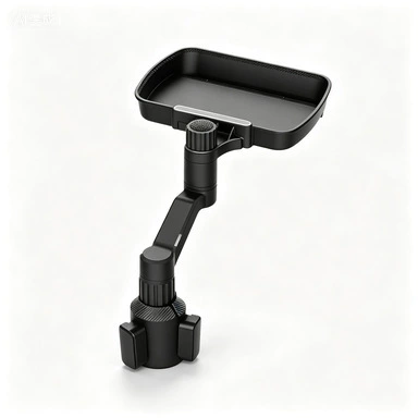 rack, upgraded storage version — Car cup holder/beverage holder - b09-car-mounted-tray-and-cup-holder-universal-round-cup-holder
