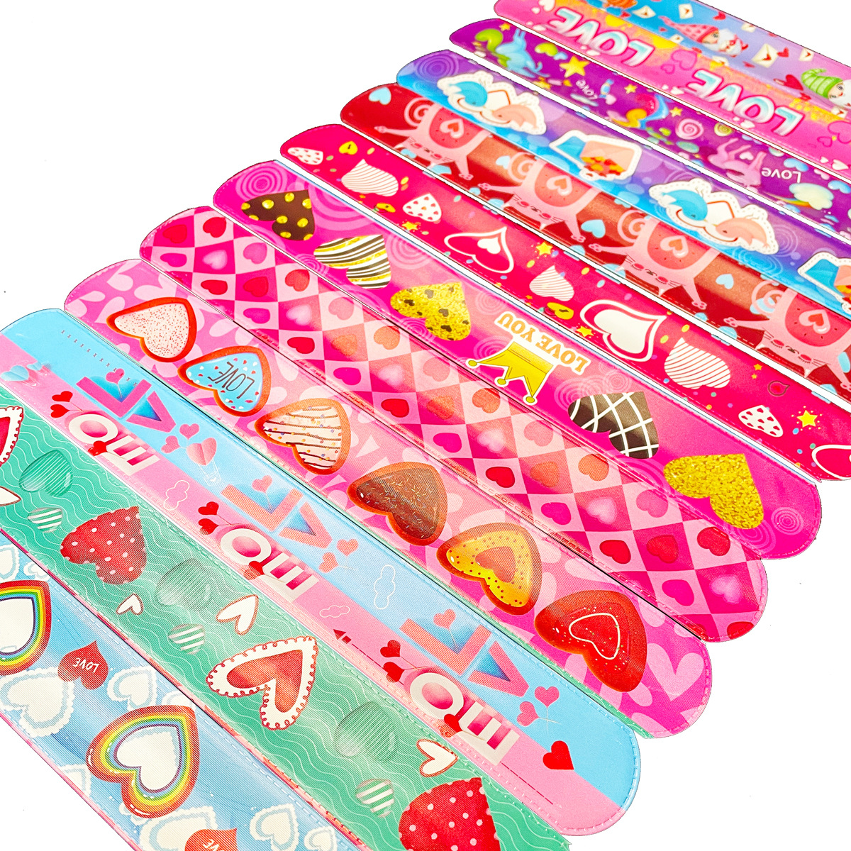 Día de San Valentín pop anillo vacaciones decoración raqueta anillo pulsera fiesta de los niños