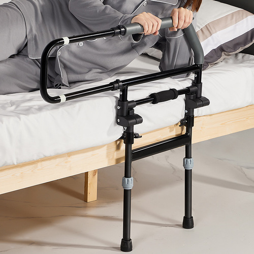 Bedside armrests for the elderly to get up assistive devices household get-up rails elderly disabled patients bed anti-fall bed guardrails