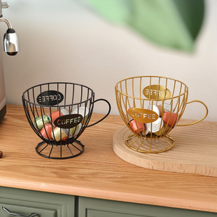 Coffee Capsule Iron Rack Light Luxury Home Snack Candy Storage Rack Coffee Shop Display Rack Craft Ornaments