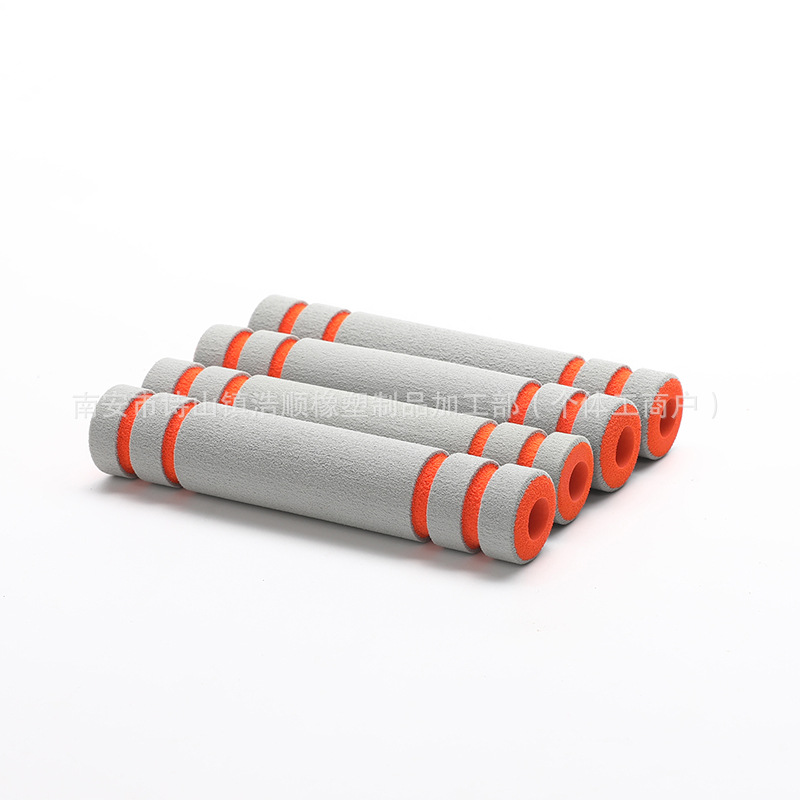 nbr泡棉管NBR健身器钢管防滑套橡胶手把柄发泡管五金手柄厂家
