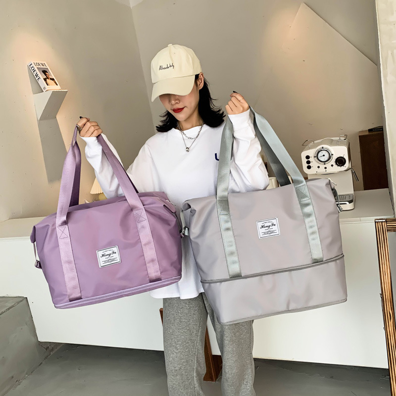 Cross-border Travel Bag Women's Short-distance Portable Travel Boarding Gym Bag Women's Fashionable Light Portable Luggage Bag
