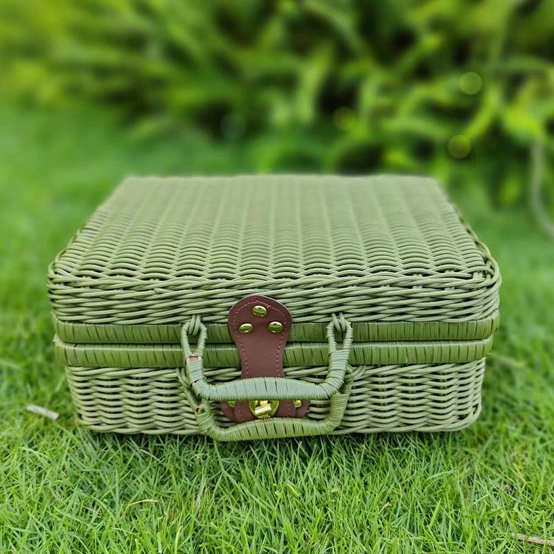 Woven handheld storage basket, storage box, DIY, Birthday gift