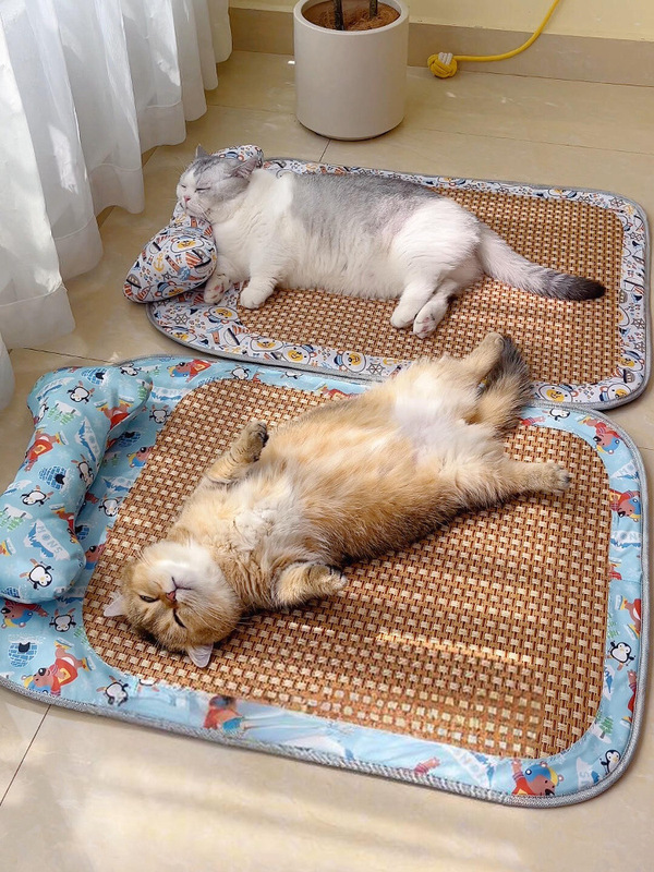猫ベッドスリーピングクーラーマット夏アイスマットペットマット犬マット冷却アーティファクトユニバーサルオールシーズン 2025 新しいスタイル|undefined