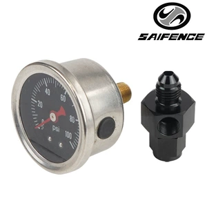 Avtomobil Yanacaq Təzyiq Göstəricisi 0-100Psi 1/8 NPT Adapter ilə