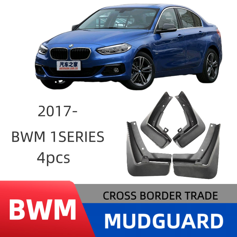 Para 2017-2025 BMW BMW Serie 1 Guardabarros de goma suave Guardabarros para neumáticos de coche