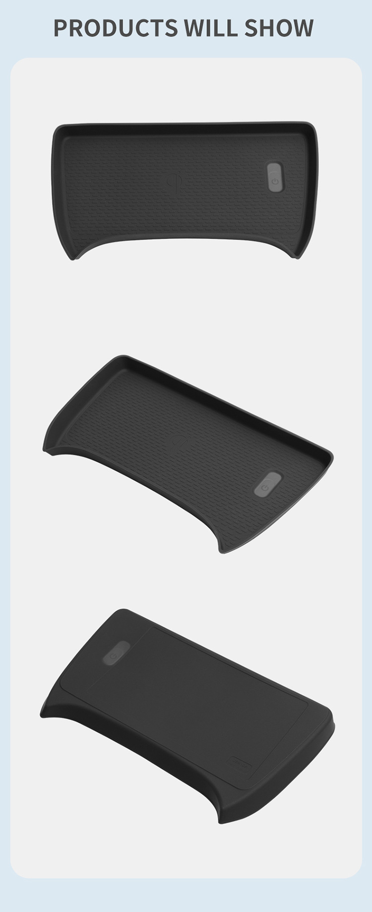 Suitable for 25 Subaru Crosstrek Central Control Wireless Charging Silicone Anti-Slip Mat Car Supplies Modification