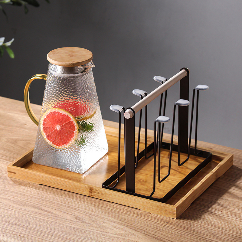 Taza de lujo ligera doméstica taza de agua colgante taza de drenaje taza de escritorio estante de taza de té colgante fábrica al por mayor