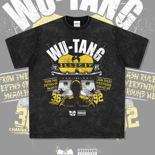 Wu-Tang Clan�䮔���f��HIP-HOPӡ������T���ɽ��^BBOY Rap TEE