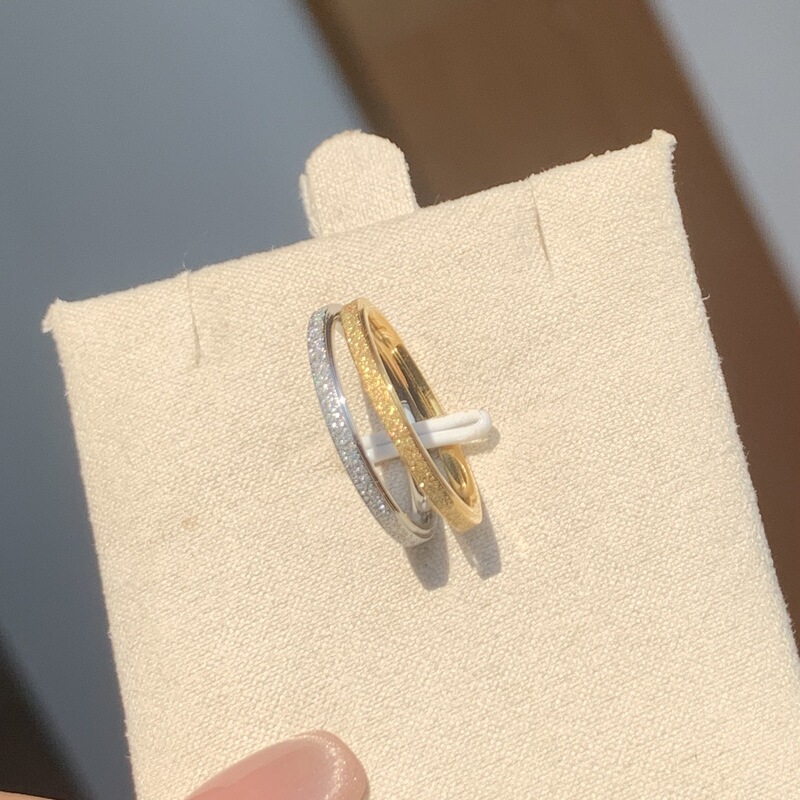 Baoman Fine Matte Starry Sky Sparkling Ring for Women, Ins-Style Niche High-End Index Finger Ring, Couple Ring, Plain Band, Tail Ring Baoman Fine Matte Starry Sky Sparkling Ring for Women, Ins-Style Niche High-End Index Finger Ring, Couple Ring, Plain Band, Tail Ring