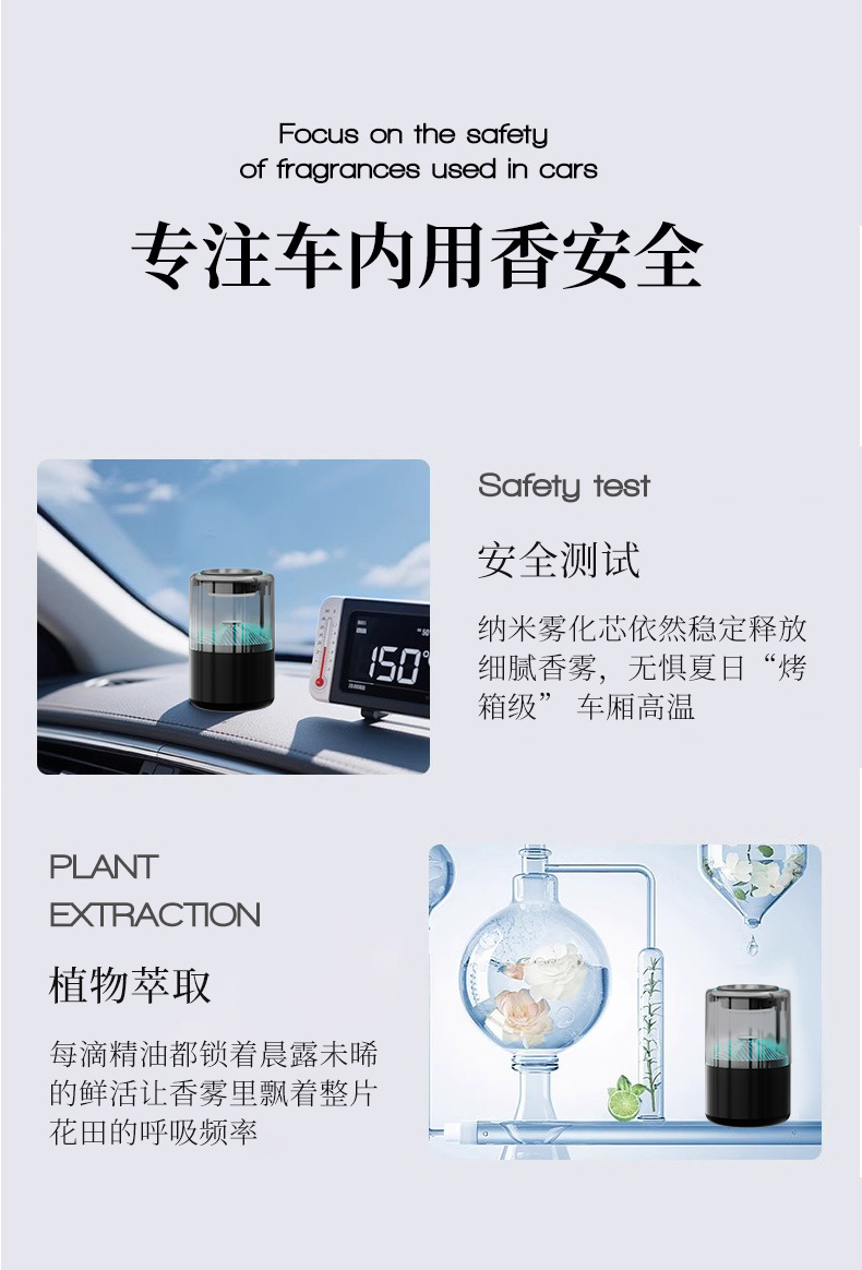 [Premium Selection] 2026 New Model Smart Automatic Spray Car Fragrance Diffuser High-End Perfume Advanced Aromatherapy