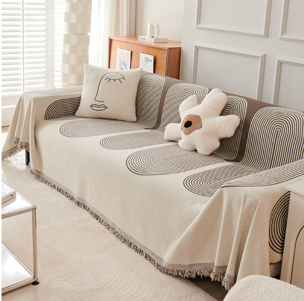 Cubresofá universal de lujo ligero, estilo nórdico, para todas las estaciones - Mayorista